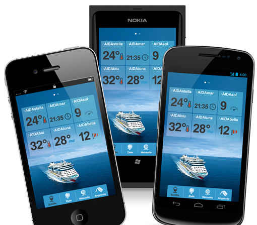 Cruceros AIDA lanza nueva aplicacin para iPhone y Android