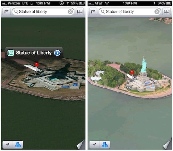 Apple Maps se va acercando a la calidad de Google Maps