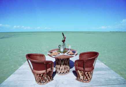 Cayo Espanto - Ambergris Caye, Belice - El Caribe Resort de Lujo - desayuno