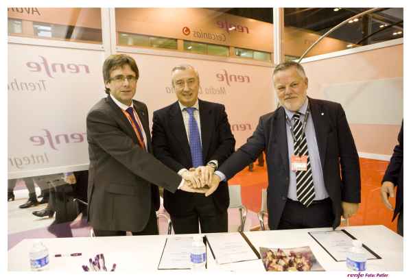 Costa Brava Girona firma un convenio de colaboracin con RENFE