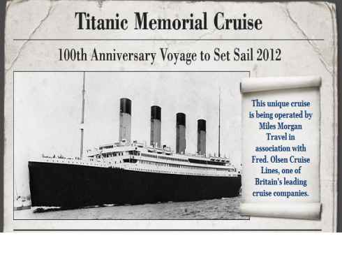 Fred Olsen Cruise Line de crucero por la Ruta del Titanic