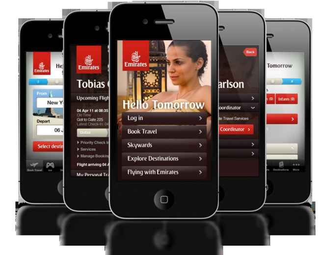 Emirates presenta su App de reservas para iPhone