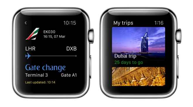 Emirates est lista para estrenar su app para Apple Watch