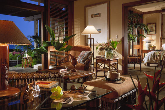 Four Seasons Resort Hualalai - Kona, Hawai - Sala de estar de una suite