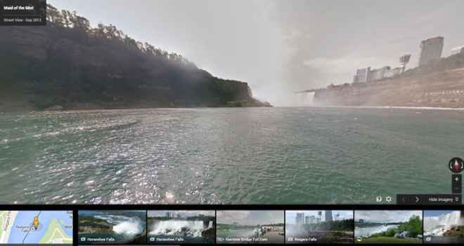 Google Maps nos lleva a las Cataratas del Nigara 