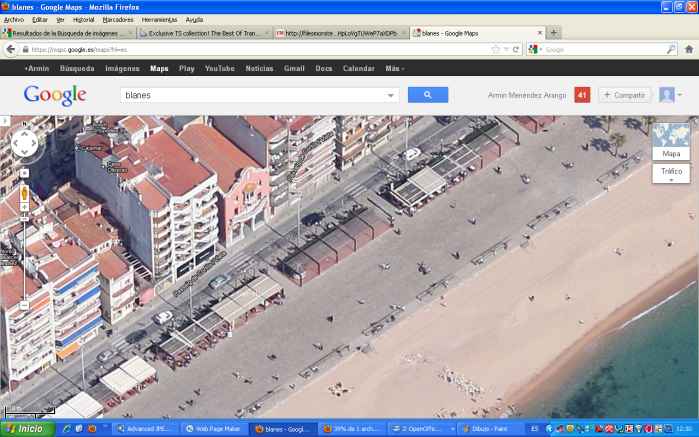 Blanes, San Sebastian y Platja d'Aro, en Google Maps/Google Earth HD