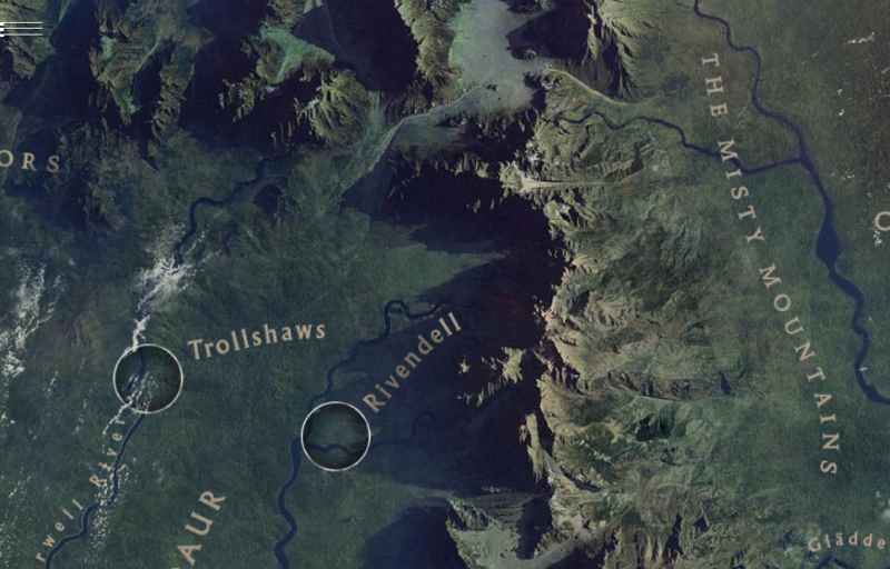 Google Maps y Warner Bros mapean la Tierra Media del Hobbit