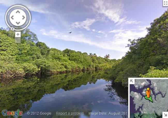 Vacaciones virtuales en Google Street View por la selva amaznica y Tailandia