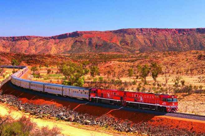 Australia en tren, Great Southern Rail presenta la experiencia Ghan