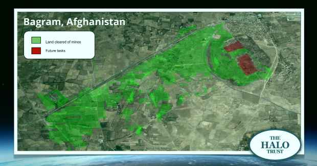 Google Maps, Halo Trust, Angelina Jolie y las minas terrestres