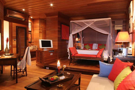 Hilton Seychelles Northolme Resort & Spa-interior suite 2 plantas en la Ladera