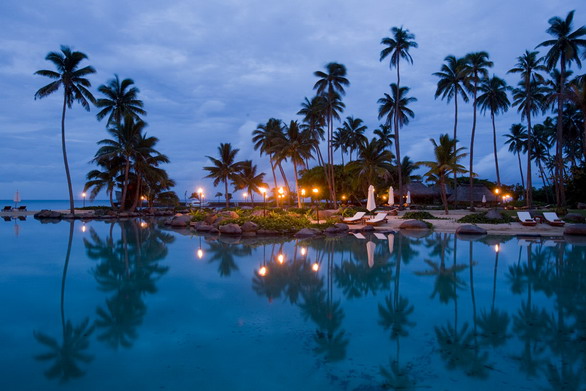 Laucala Island - Fiji - Exclusivo Resort de 5 estrellas de lujo - paraiso al atardecer en Fiji