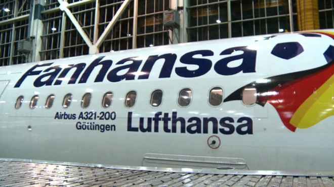 FIFA Copa del Mundo 2014 : Lufthansa se convierte en Fanhansa