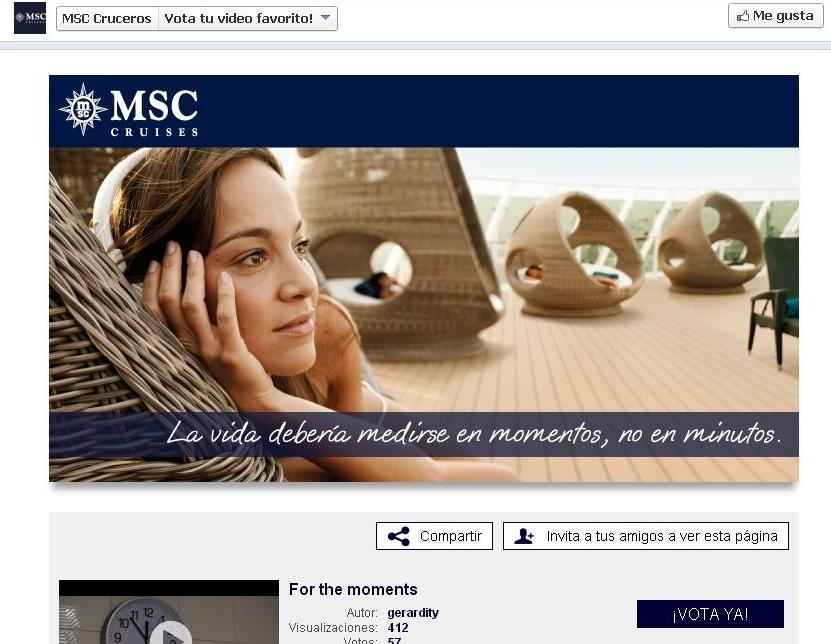 MSC Cruceros presenta su concurso en Facebook
