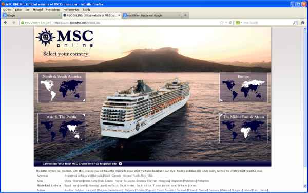 MSC Cruceros renueva su herramienta online para agentes de viaje