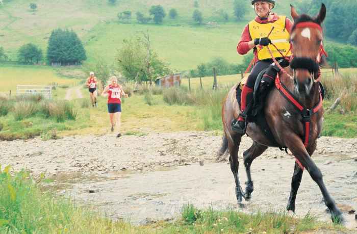 Llanwrtyd Wells , Gales la maraton hombre contra caballo