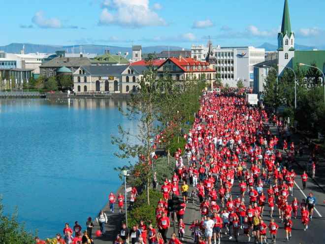 La Maratn en Reykjavik, la cita del running en Islandia