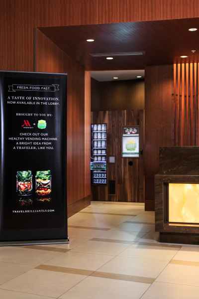 Marriott Hotels presenta su mquina expendedora saludable