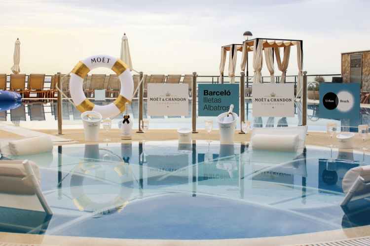 Barceló Illetas Albatros presenta su piscina Möet Champagne Pool