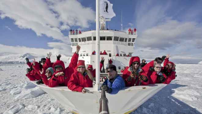 Crucero a la Antrtida con un Parka Edicin Centenario Shackleton