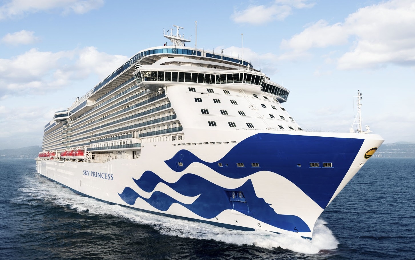 Princess Cruises finaliza la proa de su nuevo crucero, el Sky Princess