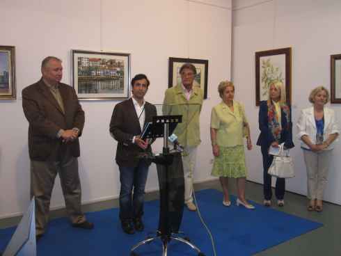 El Puerto de Ferrol presenta las obras del grupo Liceo Europeo de las Artes