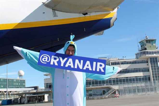 Ryanair estrena cuenta de Twitter para las actualizaciones de vuelos