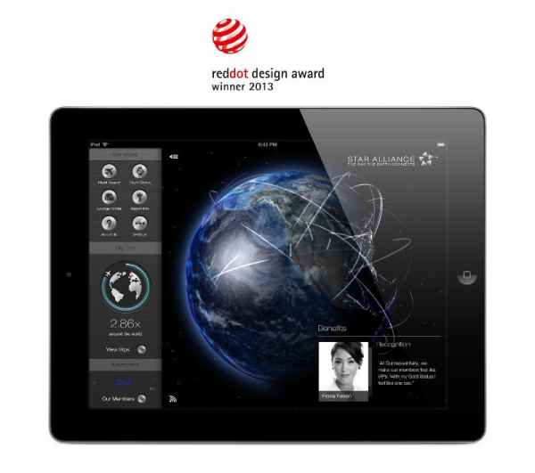 La App para iPad Star Alliance Navigator gana el premio Red Dot