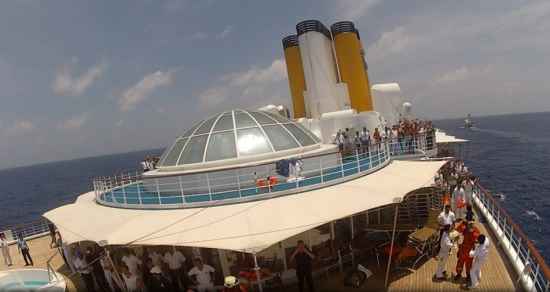 El crucero Costa Allegra sigue su ruta por el Ocano ndico