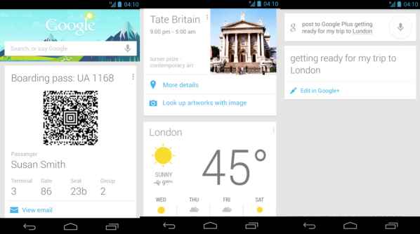 La bsqueda de Google para Android recibe actualizacin de viajes