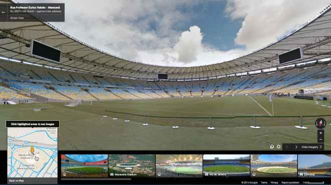 Google Maps nos muestra los estadios de la FIFA World Cup