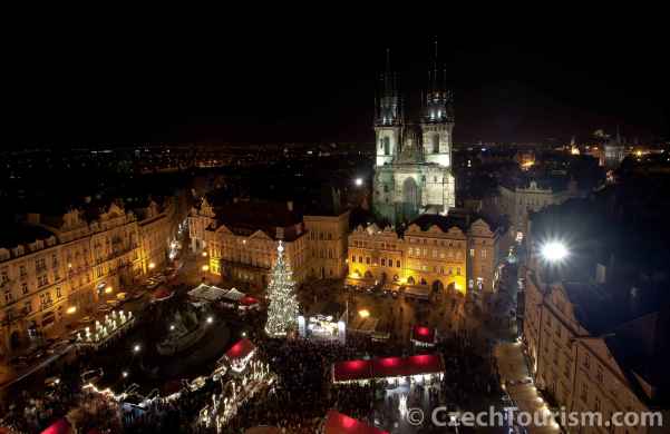 Navidad desde las cien torres de Praga