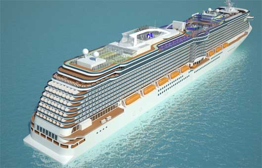 Princess Cruises presenta nuevos detalles del crucero Royal Princess