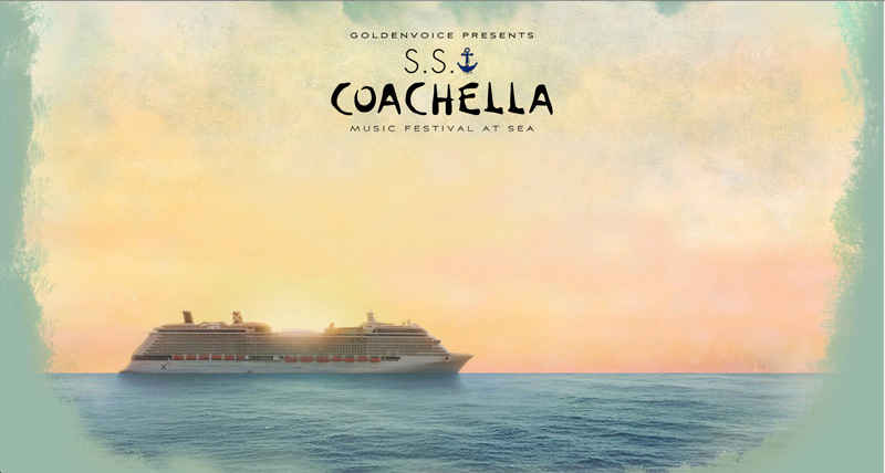 SS Coachella por primera vez en el mar en un crucero de lujo