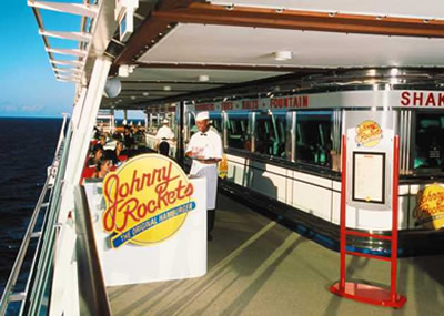 Voyager of the Seas - Restaurante Johnny Rockets