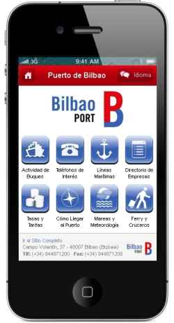 El Puerto de Bilbao lanza su web para dispositivos mviles